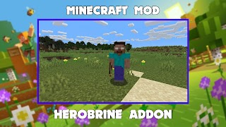 برنامه‌نما Herobrine Mod for Minecraft PE عکس از صفحه