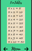 Multiplication Tables スクリーンショット 3