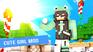 Cute Girl Mod for Minecraft ảnh chụp màn hình 7