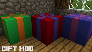 Gift Mod Minecraft 포스터