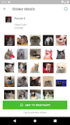 برنامه‌نما Stickers Gatos Animados عکس از صفحه