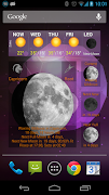 Moon Phase Widget syot layar 3