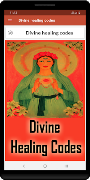 Divine healing codes Cartaz