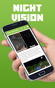 Night Vision Texture Pack MCPE poster