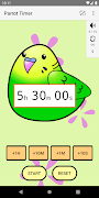 1 Schermata Cute timer app :Parrot Timer