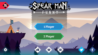 SpearMan Two Player - Stickman screenshot 1