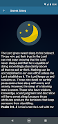 Sleep Bible Verses captura de pantalla 1