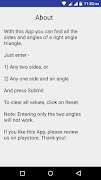 برنامه‌نما Triangle Solver عکس از صفحه
