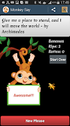 Monkey say - word game captura de pantalla 2