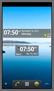 Digital Clock Widget الملصق