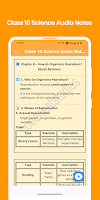 Class 10 Science Audio Notes screenshot 6