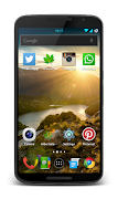Fiery Blue Marsmallow Theme screenshot 1