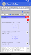 Matrix Calculator screenshot 2