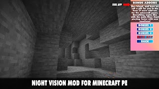 Night Vision Mod for Minecraft Ekran Görüntüsü 5