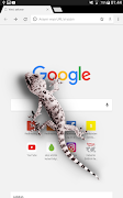 برنامه‌نما Lizard  on phone  prank عکس از صفحه
