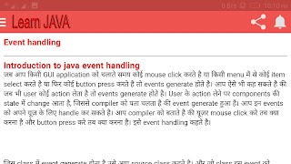 Learn JAVA in Hindi syot layar 7