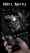 2 Schermata Hell Skull Theme