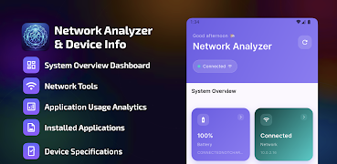 Network Analyzer & Device Info poster