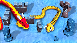 Slink.io 3D: Fun IO Snake Game اسکرین شاٹ 6