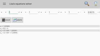 Lisa's equation solver screenshot 2