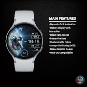 Orbit Time Animate Watch Face screenshot 1
