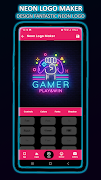 Pembuat Logo Neon syot layar 5
