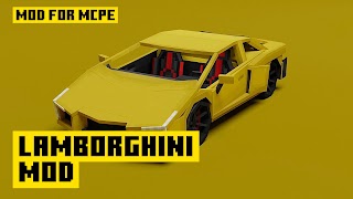 پوستر Lamborghini Mod for Minecraft