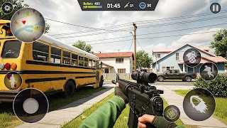 FPS Commando Strike Gun shoot скриншот 3
