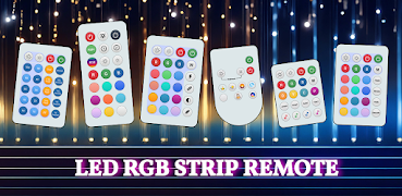 LED RGB Stripe Remote Plakat