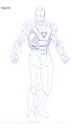 How to Draw Iron Superhero Man ảnh chụp màn hình 4