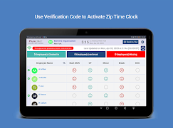 Zip Clock Time Clock captura de pantalla 1