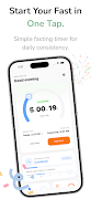 برنامه‌نما Fastly: Simple Fasting Tracker عکس از صفحه