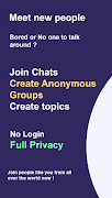 Anonymous Chat - Stranger Chat 海报