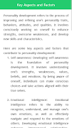 Personality Development скриншот 1