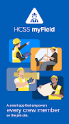 HCSS myField: Track job hours  ポスター
