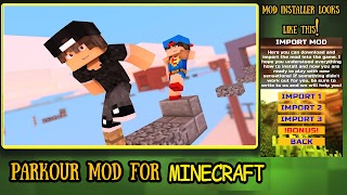 Parkour Mod For Minecraft ảnh chụp màn hình 2