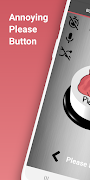Annoying Please Button plakat