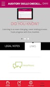 برنامه‌نما Auditory Skills Checklist عکس از صفحه