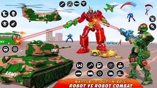 Army Bus Robot Car Game 3d 截图 3
