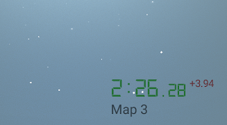 Floating Speedrun Timer penulis hantaran