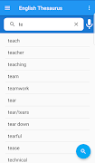 English Thesaurus Ekran Görüntüsü 2