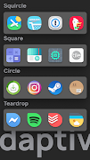 برنامه‌نما Fluidity - Adaptive Icon Pack عکس از صفحه