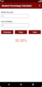 4 Schermata Student Percentage Calculator