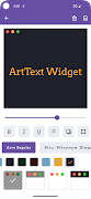 ArtText Widget captura de pantalla 6