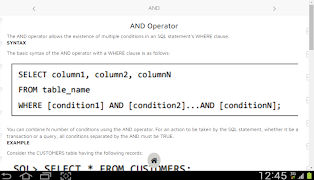 7 Schermata MYSQL Tutorials Learning cours