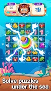 Ocean Match-3 Puzzle captura de pantalla 1