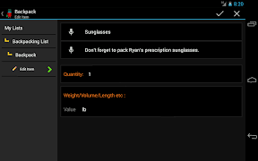 Backpack Planner screenshot 5