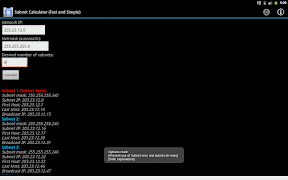 Subnet Calculator (Fast) ภาพหน้าจอ 3