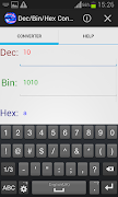 برنامه‌نما Binary Converter عکس از صفحه