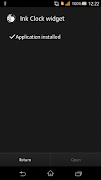 Chinese painting clock widget पोस्टर